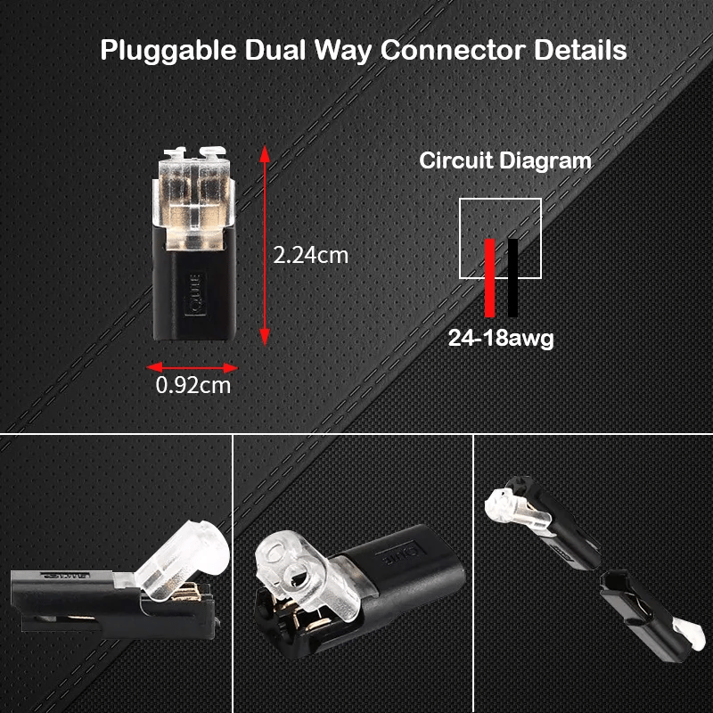 (đ„Last Day Promotion - 49% off)2025Double-wire Plug-in Connector With Locking Buckle(The more you buy, the more discounts you get)