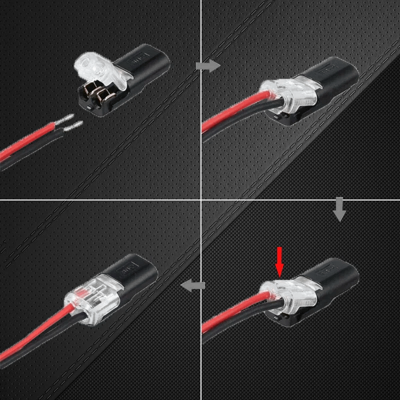 (đ„Last Day Promotion - 49% off)2025Double-wire Plug-in Connector With Locking Buckle(The more you buy, the more discounts you get)